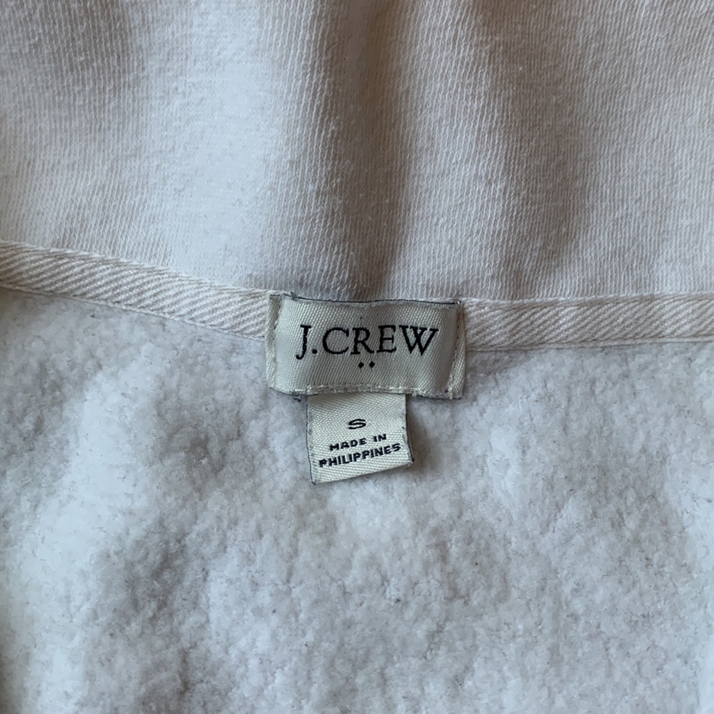Euc J. Crew Factory Quarter Zip Color Block Sweat… - image 5